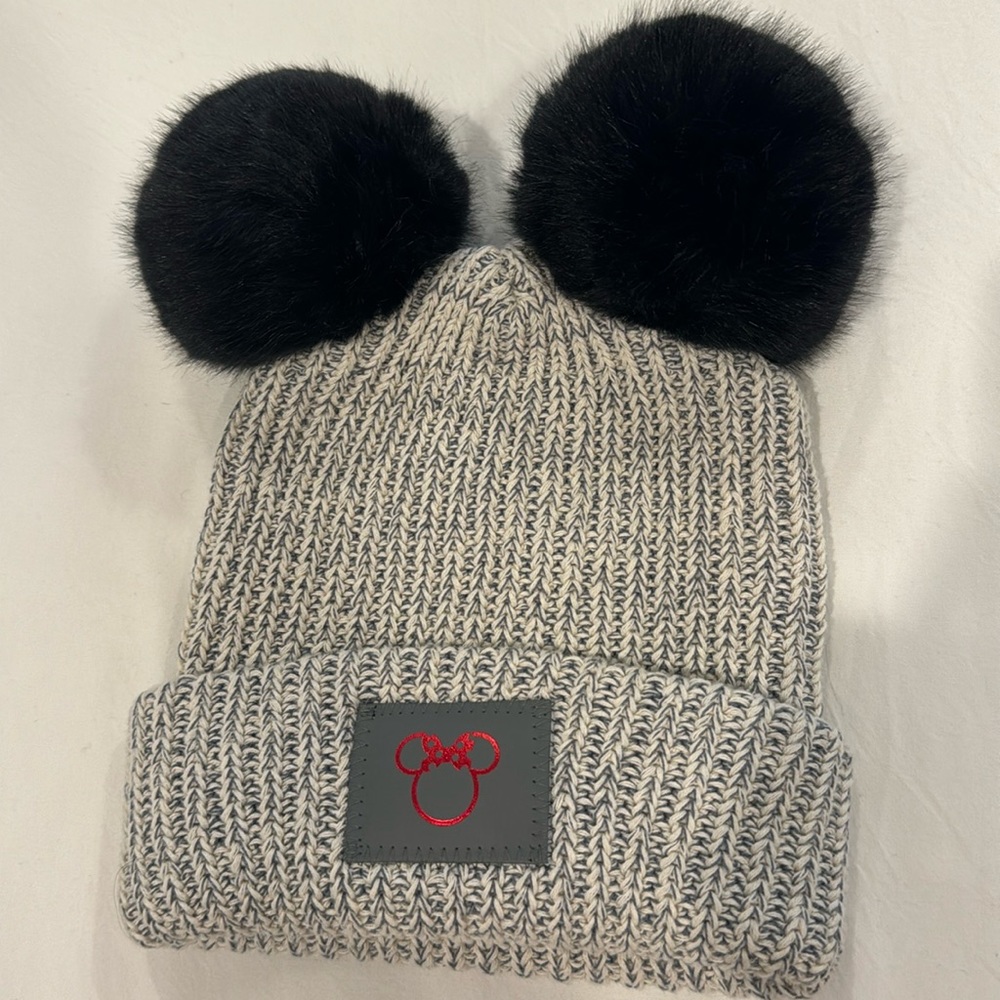 Love Your Melon Disney’s Minnie Mouse Double Pom Beanie